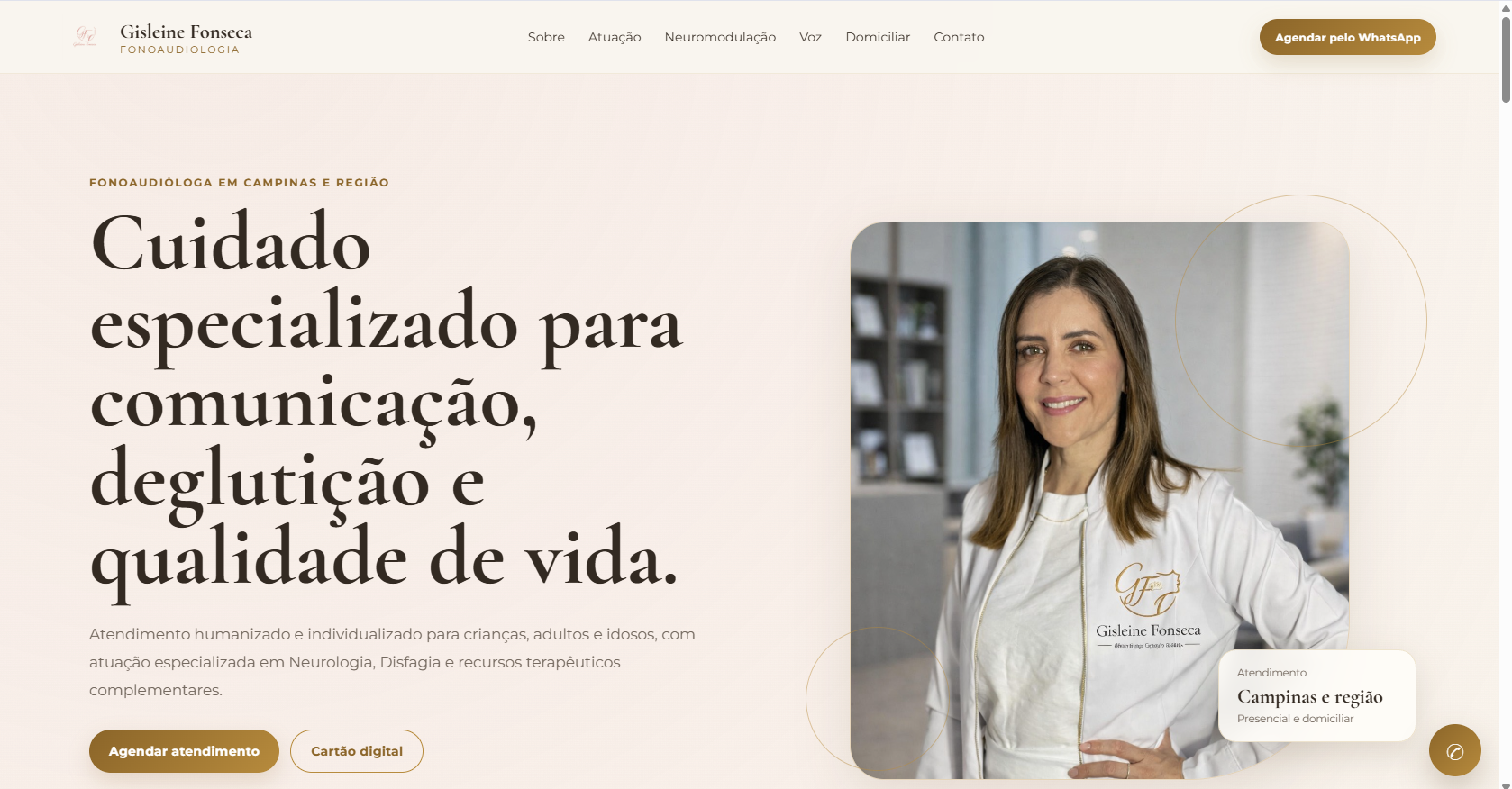 Site Gisleine Fonseca